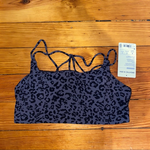 Athleta Leopard Breathe In Bra - M - Picture 4 of 7